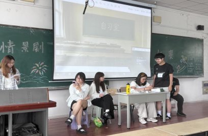 参赛同学精心创作剧本